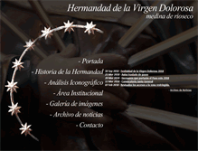 Tablet Screenshot of hermandaddeladolorosa.com